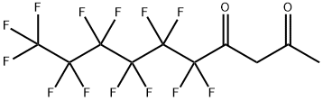 (PERFLUOROHEPTANOYL)ACETONE Structural