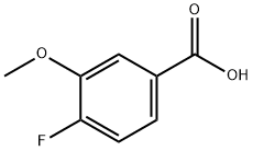 4-FLUORO-3-METHOXYBENZOIC ACID Structural