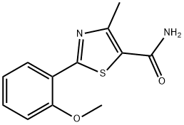 2-(2-Methoxyphenyl)-4-methyl-5-thiazolecarboxamide