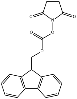 N-(9-Fluorenylmethoxycarbonyloxy)succinimide Structural