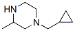 Piperazine, 1-(cyclopropylmethyl)-3-methyl- (9CI) Structural