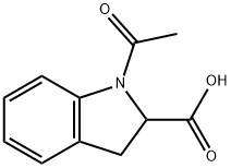 1-ACETYL-2,3-DIHYDRO-1H-INDOLE-2-CARBOXYLIC ACID Structural