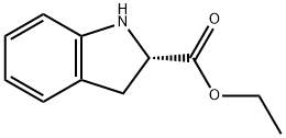 (S)-INDOLINE-2-CARBOXYLIC ACID ETHYL ESTER
 Structural