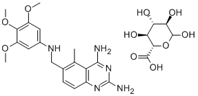 Trimetrexate glucuronate Structural