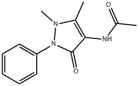 4-ACETAMIDOANTIPYRINE Structural