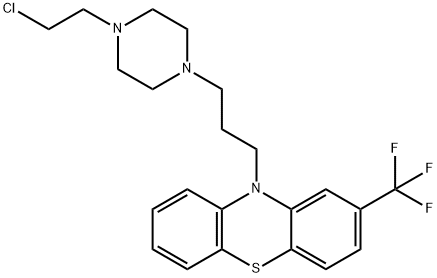 FLUPHENAZINE N-MUSTARD DIHYDROCHLORIDE Structural