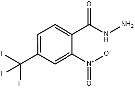 Benzoic acid, 2-nitro-4-(trifluoromethyl)-, hydrazide Structural