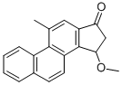 15,16-Dihydro-11-methyl-15-methoxycyclopenta(a)phenanthren-17-one Structural