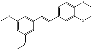 (E)-3,3',4,5'-TETRAMETHOXYSTILBENE Structural