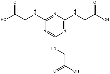 Glycine, N,N',N''-1,3,5-triazine-2,4,6-triyltris- Structural