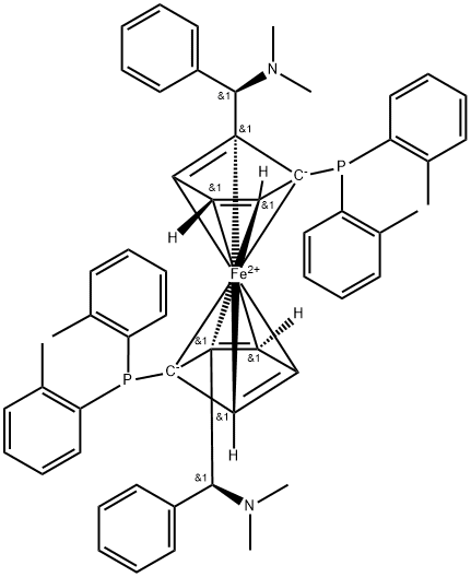 (ALPHAR,ALPHAR)-1,1'-BIS[ALPHA-(DIMETHYLAMINO)BENZYL]-(S,S)-2,2'-BIS[BIS(2-METHYLPHENYL)PHOSPHINO]FERROCENE