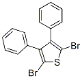 2,5-DIBROMO-3,4-DIPHENYL-THIOPHENE Structural