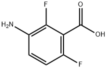 3-AMINO-2,6-DIFLUOROBENZOIC ACID Structural