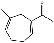 Ethanone, 1-(6-methyl-1,5-cycloheptadien-1-yl)- (9CI) Structural