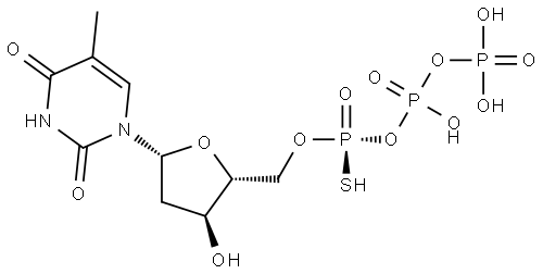 RP-TTP-ALPHA-S/RP-DTTP-ALPHA-S SODIUM SALT Structural