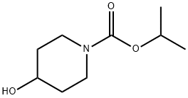 Isopropyl 4-hydroxypiperidine-1-carboxylate Structural