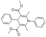 DIMETHYL 1,4-DIHYDRO-2,6-DIMETHYL-1,4-DIPHENYL-3,5-PYRIDINEDICARBOXYLATE Structural