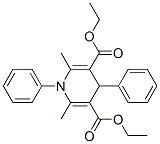 Diethyl 1,4-dihydro-2,6-dimethyl-1,4-diphenyl-3,5-pyridinedicarboxylate Structural