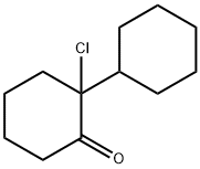 2-CHLORO-2-CYCLOHEXYLCYCLOHEXANONE Structural