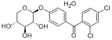 (2,4-Dichlorophenyl)(4-(beta-D-xylopyranosyloxy)phenyl)methanone hemih ydrate