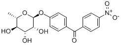 (4-((6-Deoxy-alpha-L-mannopyranosyl)oxy)phenyl)(4-nitrophenyl)methanon e