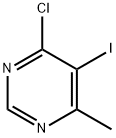 4-CHLORO-5-IODO-6-METHYLPYRIMIDINE Structural