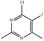 4-CHLORO-5-IODO-2,6-DIMETHYLPYRIMIDINE Structural