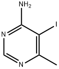 5-IODO-6-METHYL-4-PYRIMIDINAMINE Structural