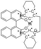 (R,R)-ETHYLENEBIS-(4,5,6,7-TETRAHYDRO-1-INDENYL)-TITANIUM(IV)-(R)-(1,1'-BINAPHTHYL-2) Structural