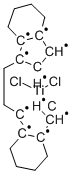 MESO-DICHLOROETHYLENEBIS-(4,5,6,7-TETRAHYDRO-1-INDENYL)-TITANIUM(IV) Structural