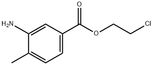 3-AMINO-4-METHYLBENZOIC ACID 2'-CHLOROETHYL ESTER Structural