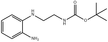 tert-Butyl 2-[(2-aminophenyl)amino]ethylcarbamate Structural