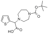 1-BOC-4-(CARBOXY-THIOPHEN-2-YL-METHYL)-[1,4]DIAZEPANE Structural