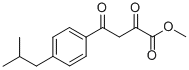 METHYL 4-(4-ISOBUTYLPHENYL)-2,4-DIOXOBUTANOATE Structural