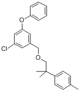 1-Chloro-3-((2-(4-methylphenyl)-2-methylpropoxy)methyl)-5-phenoxybenze ne Structural