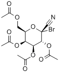 2,3,4,6-TETRA-O-ACETYL-1-BROMO-1-DEOXY-BETA-D-GALACTOPYRANOSYL CYANIDE Structural