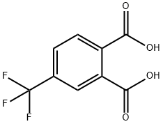 4-TRIFLUOROMETHYLPHTHALIC ACID Structural