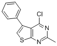 4-CHLORO-2-METHYL-5-PHENYLTHIENO[2,3-D]PYRIMIDINE