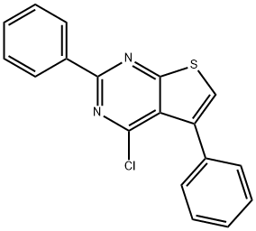 4-CHLORO-2,5-DIPHENYLTHIENO[2,3-D]PYRIMIDINE Structural