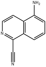 1-Isoquinolinecarbonitrile,5-amino-(9CI) Structural