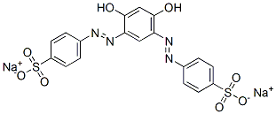 disodium 4,4'-[(4,6-dihydroxy-1,3-phenylene)bis(azo)]bis(benzenesulphonate) 