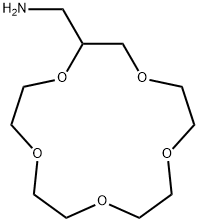 1,4,7,10,13-PENTAOXACYCLOPENTADECANE-2-METHANAMINE Structural