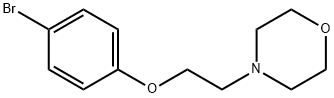 4-[2-(4-Bromophenoxy)ethyl]morpholine Structural