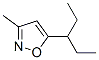 Isoxazole, 5-(1-ethylpropyl)-3-methyl- (9CI) Structural