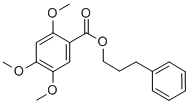 BENZOIC ACID, 2,4,5-TRIMETHOXY-, 3-PHENYLPROPYL ESTER