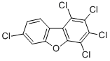 1,2,3,4,7-PENTACHLORODIBENZOFURAN Structural