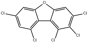 1,2,3,7,9-PENTACHLORODIBENZOFURAN Structural