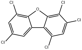 1,3,4,6,8-PENTACHLORODIBENZOFURAN Structural