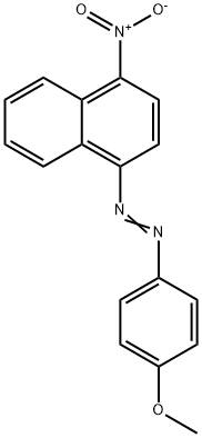 Diazene, (4-methoxyphenyl)(4-nitro-1-naphthalenyl)- Structural