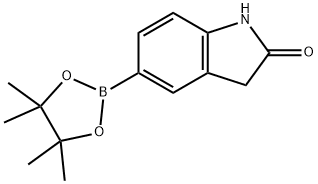 5-(4,4,5,5-TETRAMETHYL-1,3,2-DIOXABOROLAN-2-YL) INDOLIN-2-ONE Structural